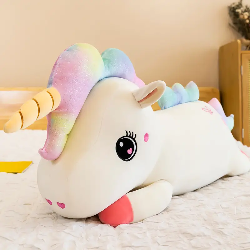 Rainbow Plush Toy Doll Four-sided Bullet