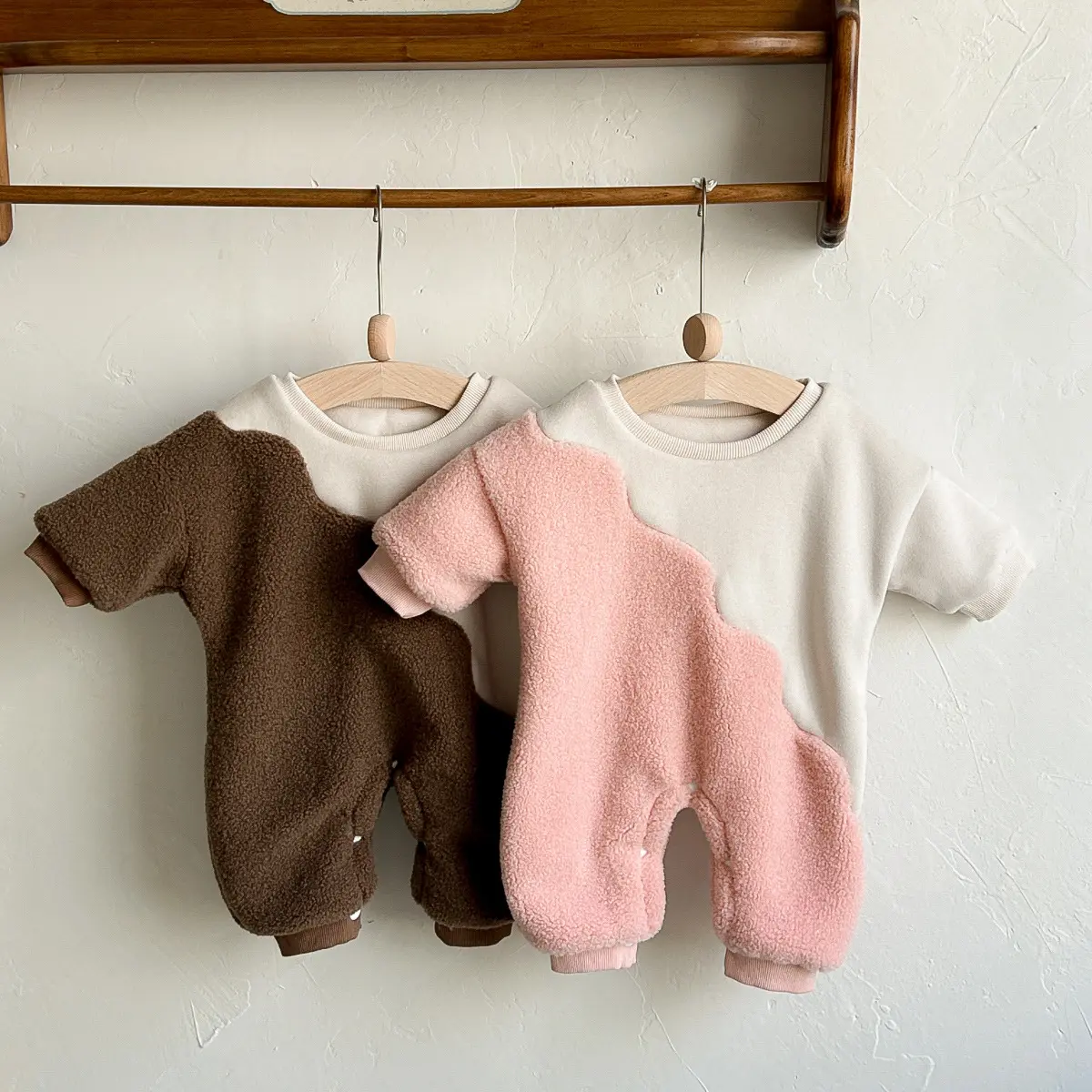 Baby Bodysuit With Fleece Lining Extra Thick