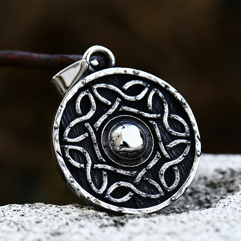 Nordic Retro Titanium Steel Necklace Accessories Fashion Simple Pendant