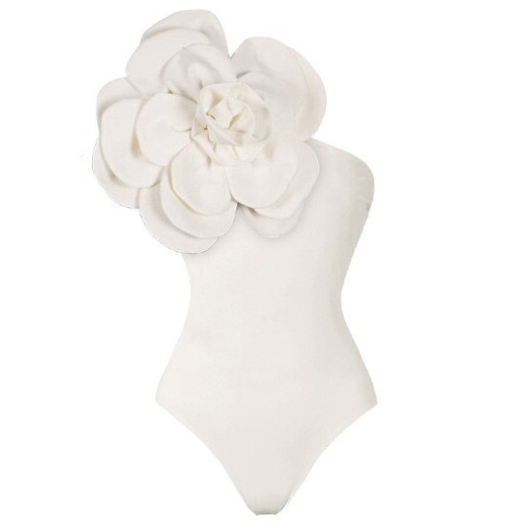Women's Big Flower One piece Swimsuit All matching Women Style 5 S - Shop at LoveMi