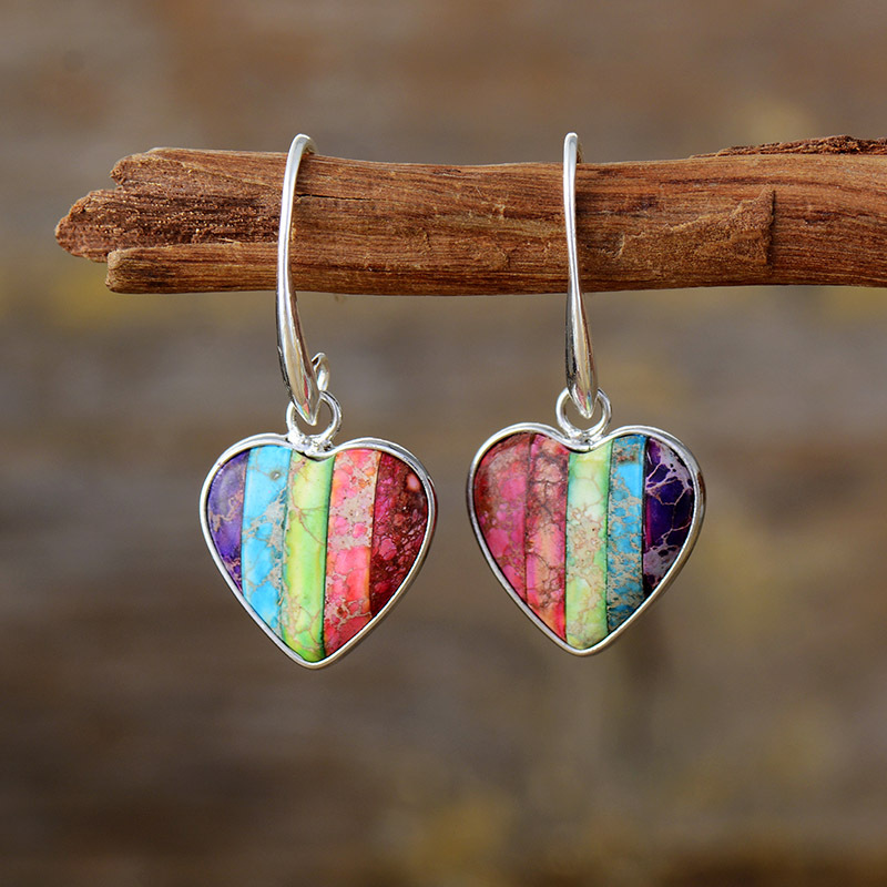 Women's Fashion Bohemian Love-Style Heart Earrings