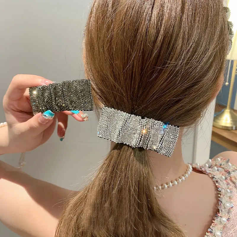 New Hot Rhinestone Full Diamond Pleated BB