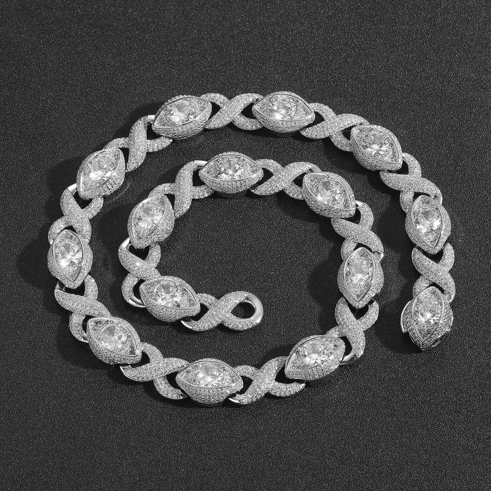 Micro-pave Zircon Personalized Hip-Hop Mens Necklace