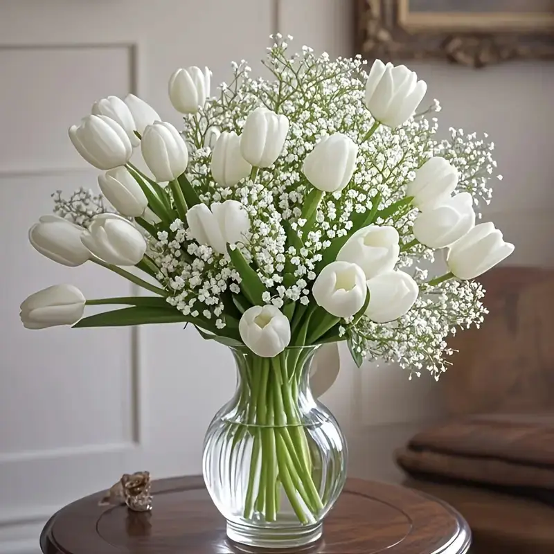 Tulip Starry Combination Artificial Flower Bridal Bouquet