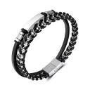 Ph1587 Leather Bracelet
