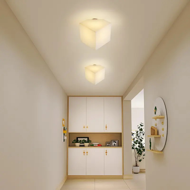 Cheese Cube Chandelier Modern Minimalist Creative