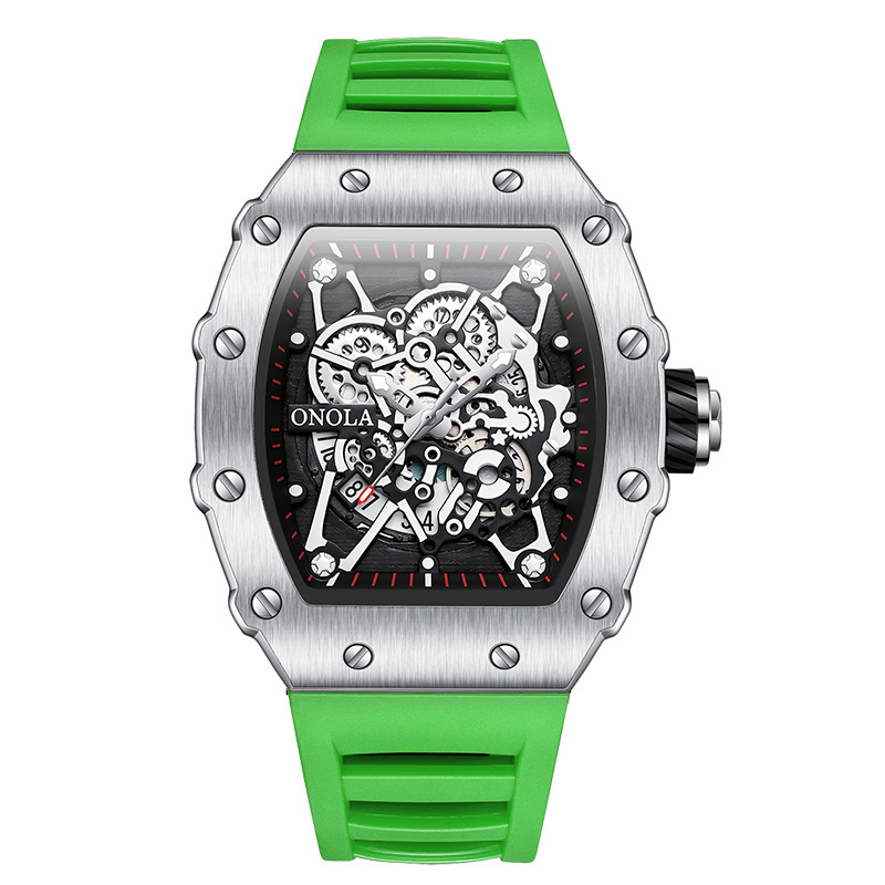 ONOLA Fashion Waterproof Quarz Herrenuhr Silikonband - Bild 19 von 21