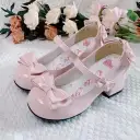 Retro Style Fashionable Low-heeled Womens Pumps view 1