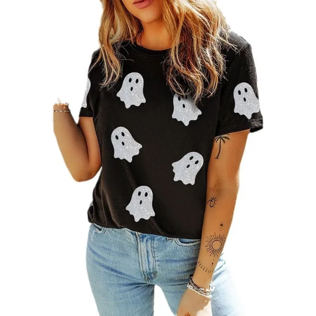 European And American Fashion & Trend Printed T shirt Black - Shop at LoveMi