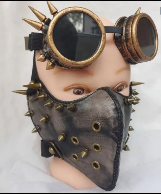 Steam Gear Gothic Punk Mask - Style 12