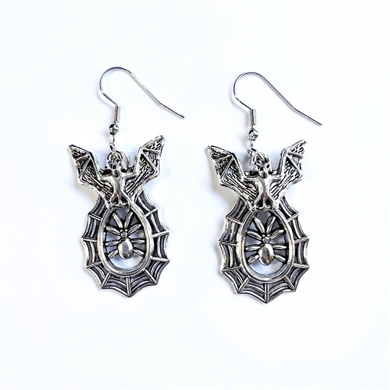 Cross-border Gothic Skull Unisex Punk Earrings