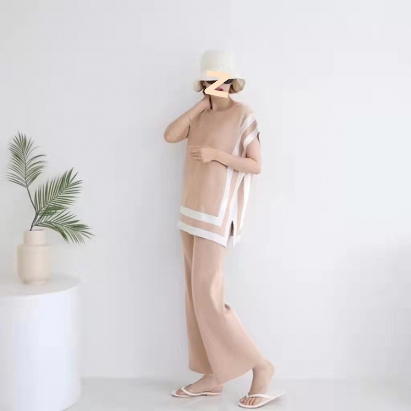 Women's Fashion Loose Straight Wide-leg Pants