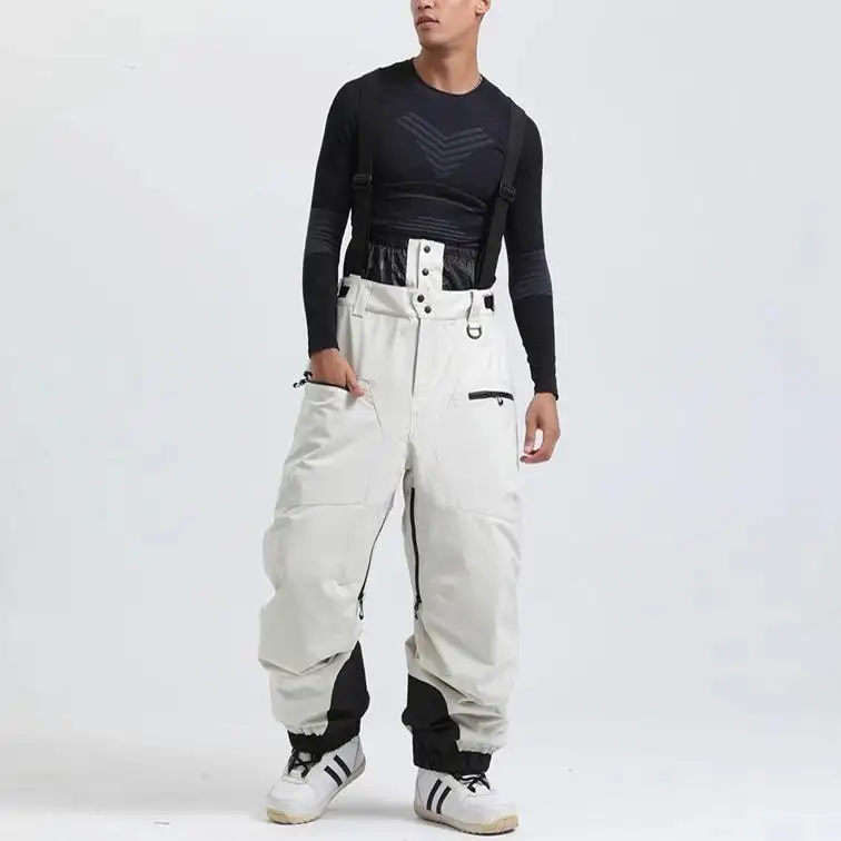 Mens High-Street Ski Pants Thickened