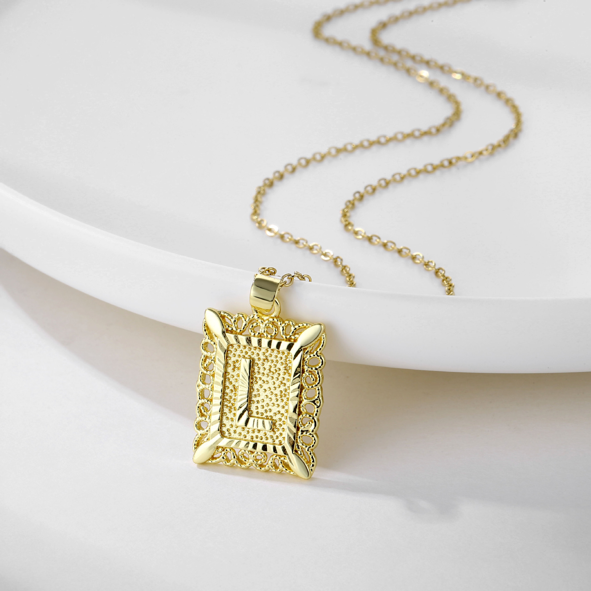 26 English Letters Necklace Unisex Ornament