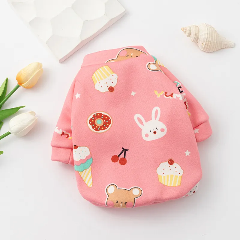 Pet Clothing Dog Pattern Sweater - Dessert Pet