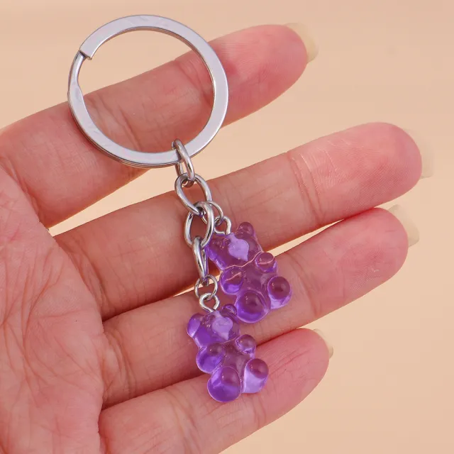 Cartoon Little Yellow Duck Keychain Cloud Accessories Yz266 - Shop at LoveMi