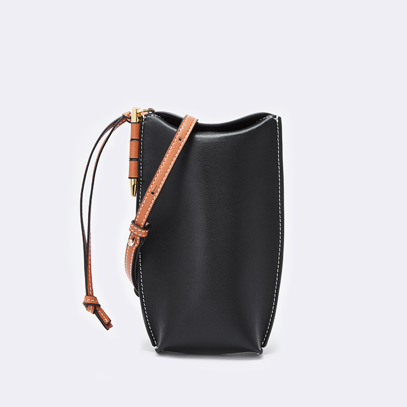 Genuine Leather Mini Crossbody Bag, picture 3 of 6