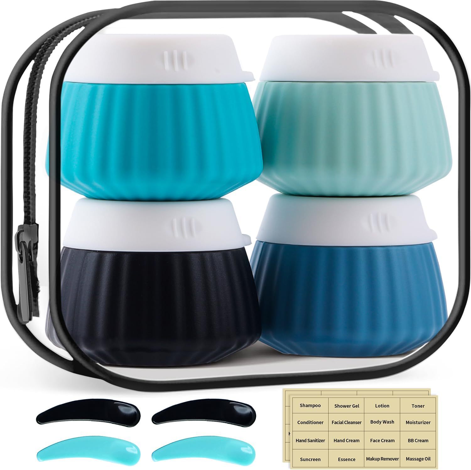 High-end Divided Bottle, Soft Silicone, Portable Cream Container