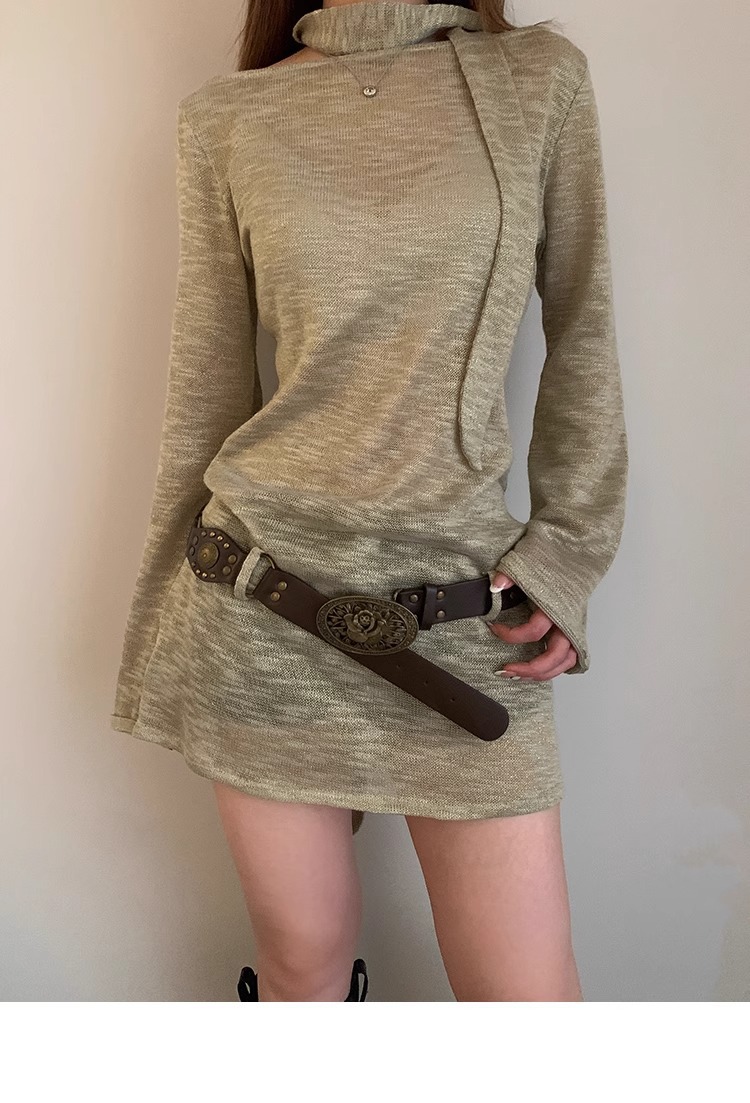 Vintage Style Boho Belt with Flower Design