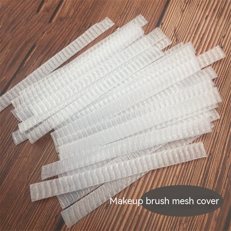 Makeup Brush Protection Net Cover White PE Plastic