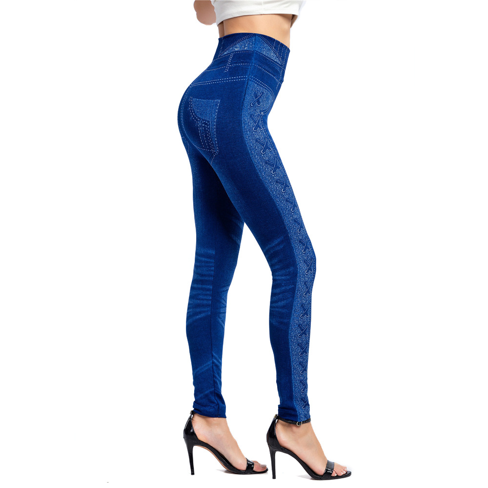 Title 4, Leggings jeans femininas Conforto e estilo em u...