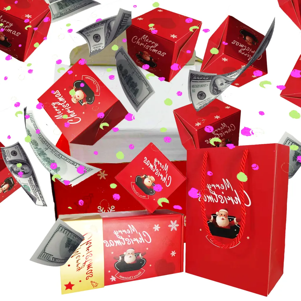 Creative Gift Folding Bounce Gift Box - Green
