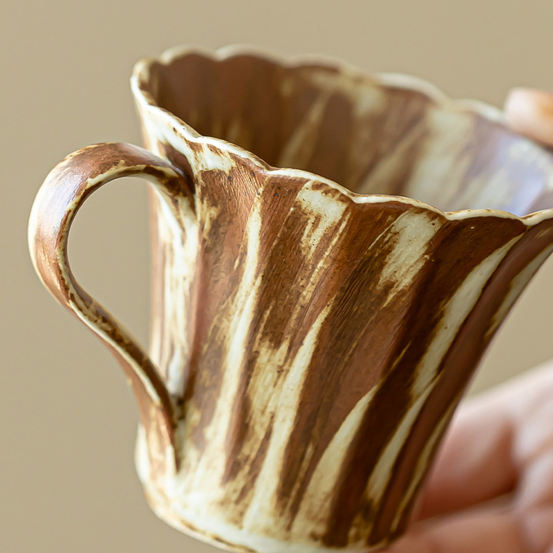 Artist-Collaboration Stoneware Espresso Cup And Saucer Set