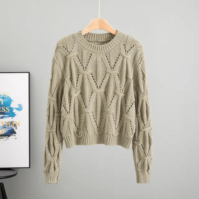 Thickened Korean Style Twist Thread Thermal Sweater Camel - Shop at LoveMi