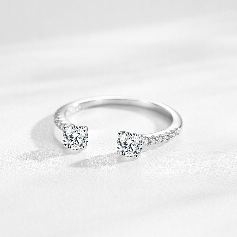 Fashion Entire Sterling Silver Ring For Women
