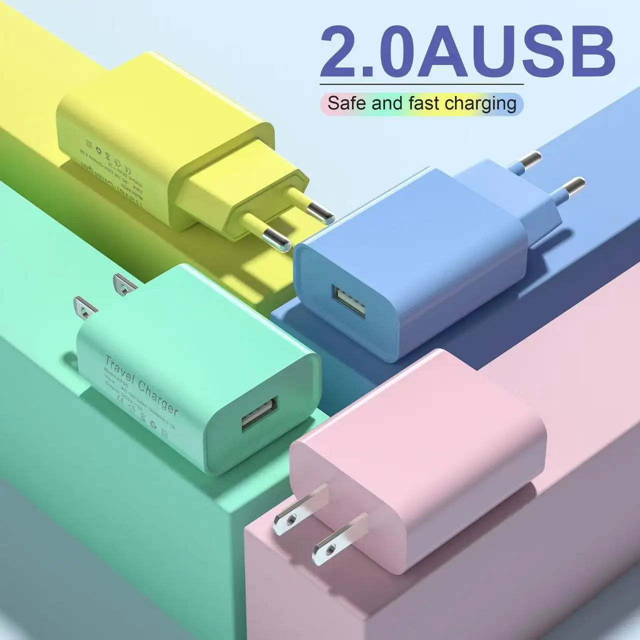 Color Macaron Fast Charge Charging Plug