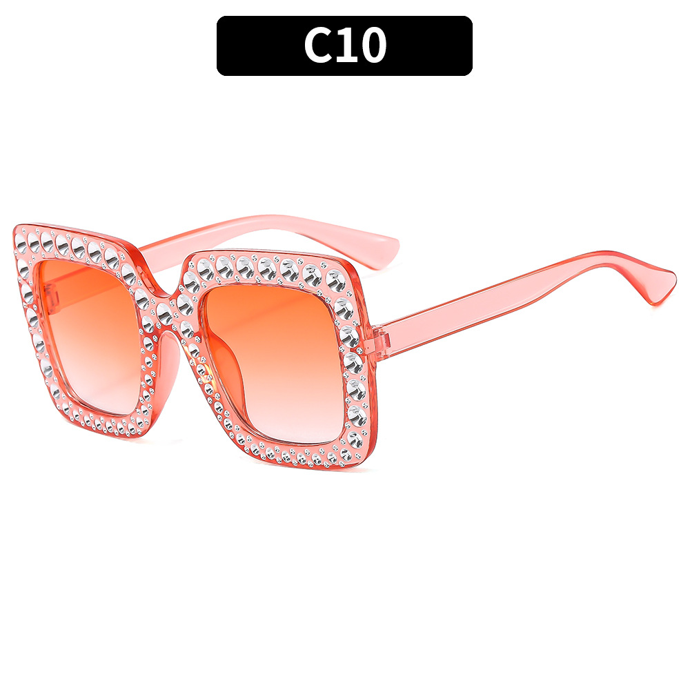 Plastic Box Sunglasses Fashion Personality Trend - Image 3