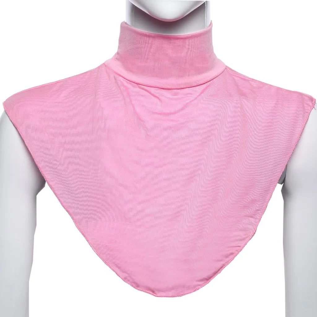 Women's Fake Collar Shirt Cover Scarf - Apricot