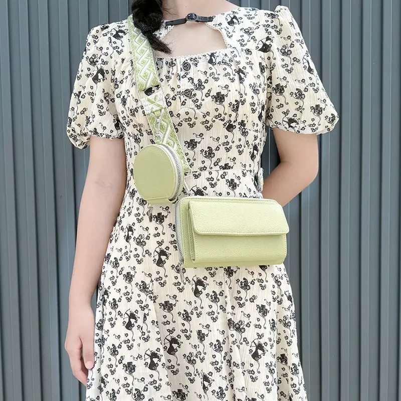 One-shoulder Crossbody Mobile Phone Bag Multi-functional Wide Shoulder Strap