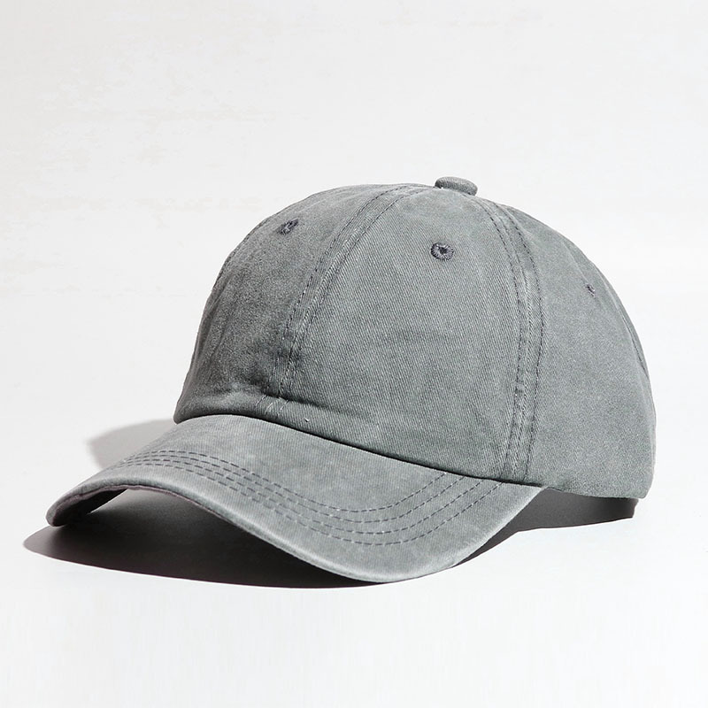 Washed Cotton Curved Brim Outdoor Sports Ladies Summer Sun Hat