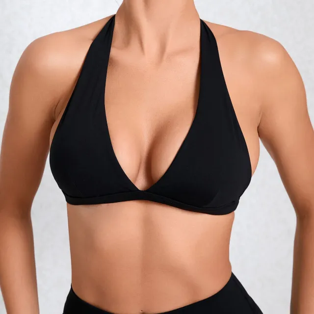 Women's Tight Fitting Quick Drying Exercise Yoga Bra Black - Shop at LoveMi