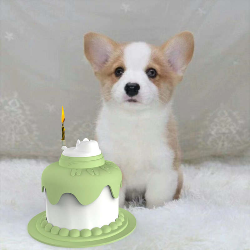 Dog Green Cake Bowl