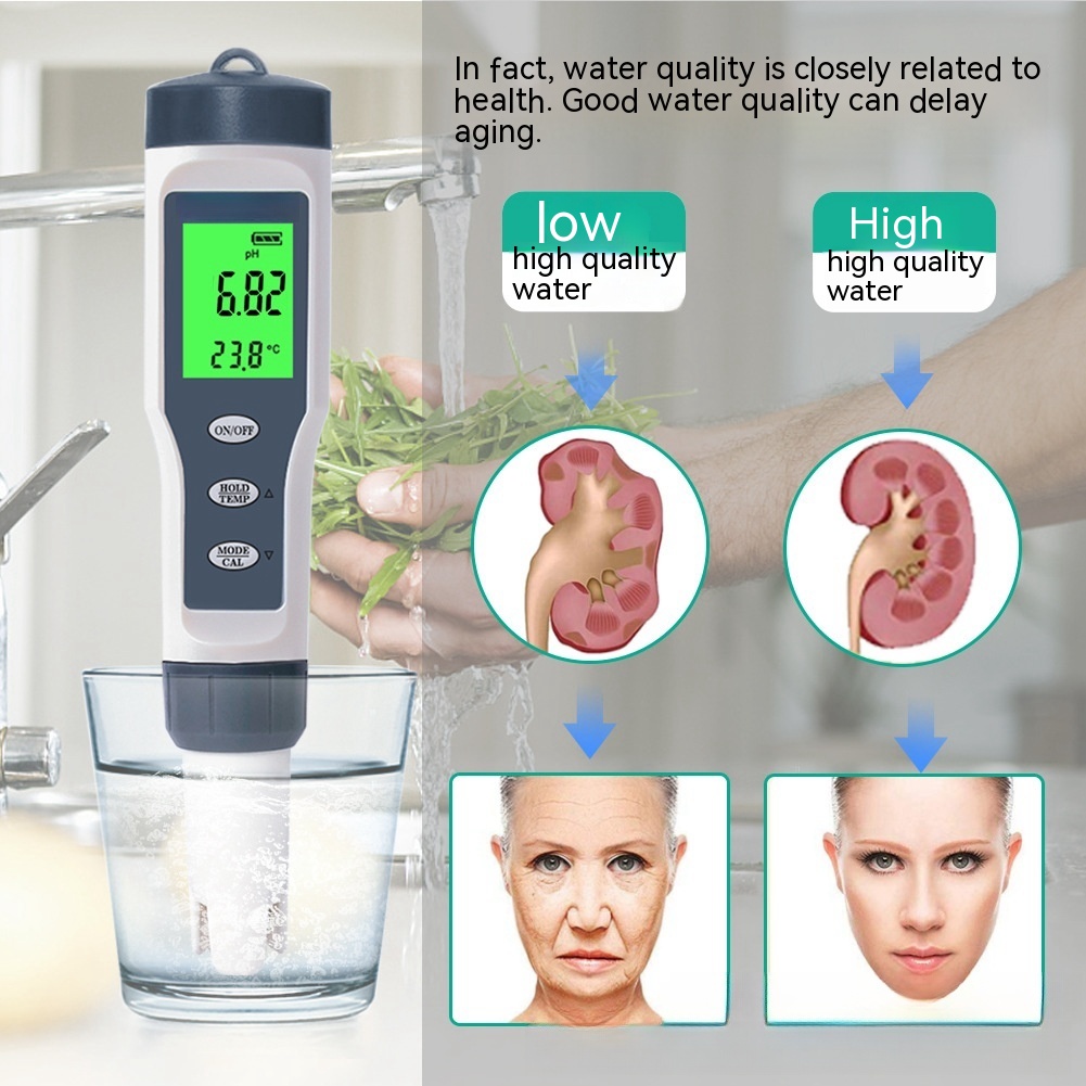 PHECtemperature Swimming Pool Fish Tank Water Tester