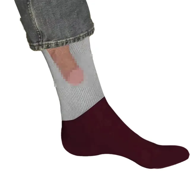 Spoof Mid calf Socks Funny Tintin Gray Purple - Shop at LoveMi