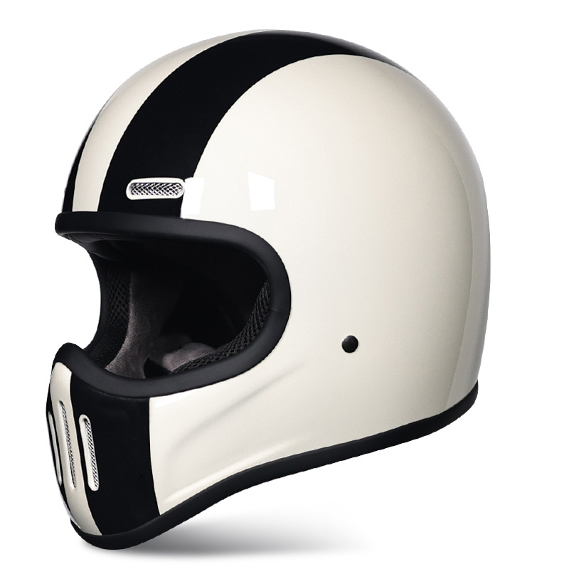 Small-shell Retro Helmet For Motorcycles, Cruisers, And Scooters