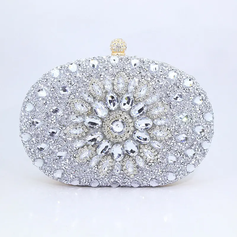 New Sunflower Diamond Evening Bag Women's Cheongsam Formal Dress