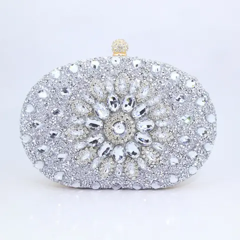 New Sunflower Diamond Evening Bag Women's Cheongsam Formal Dress
