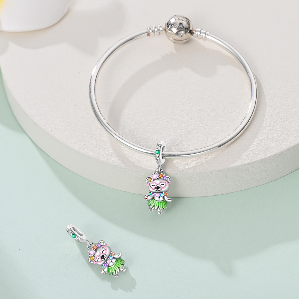 Cute Cat Animal DIY Bracelet Pendant Accessories