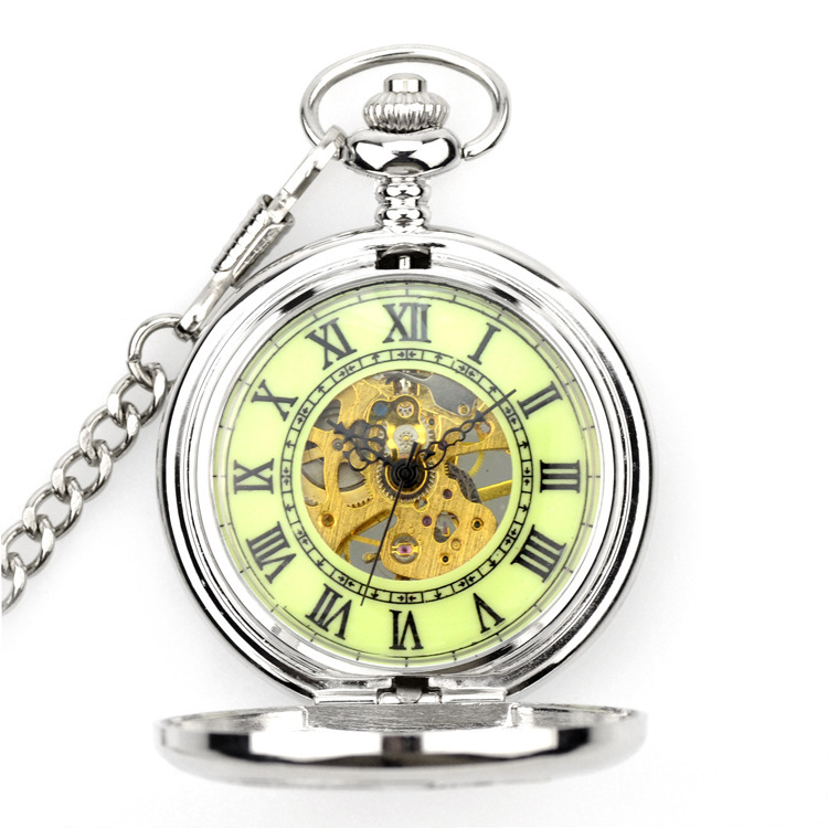 Mechanical Flip-Open Pocket Watch, picture 3 of 4