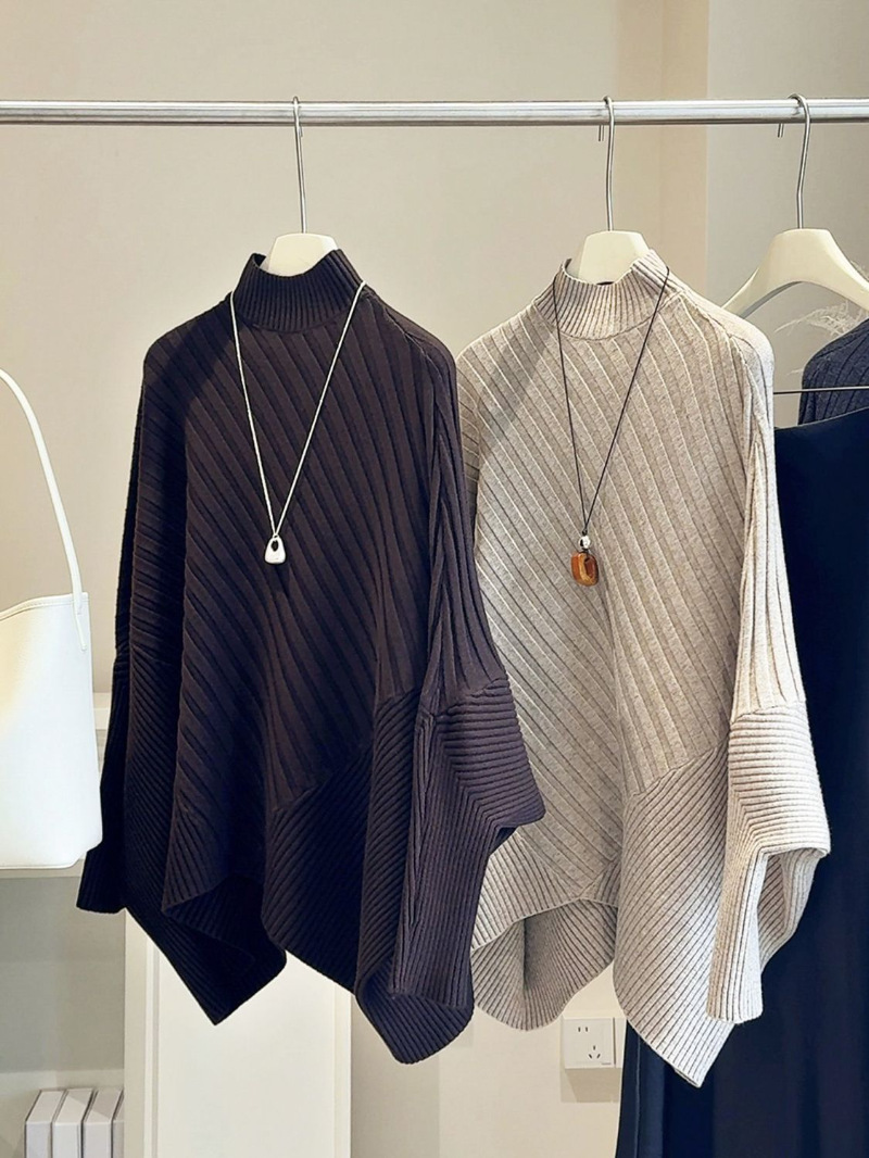 Women's asymmetrical sweater supplier image 7