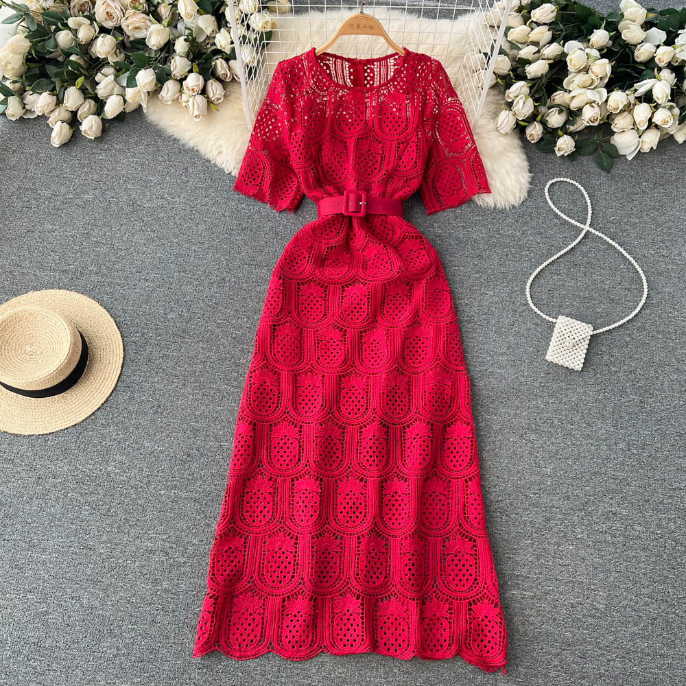 Lace Long Sleeve Maxi Dress, picture 3 of 11