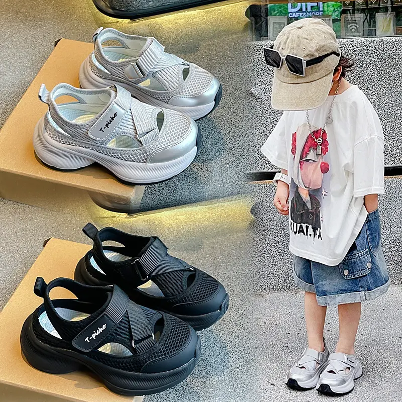 Hollow-out Breathable Dad Shoes Korean-style Sandals