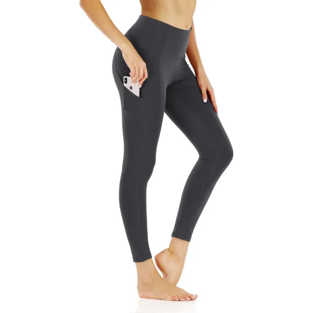 Seamless Hip Lifting Fitness Leggings Peach Hip Yoga Pants High Waist Nude Feel Sports Tights Dark Gray - Shop at LoveMi