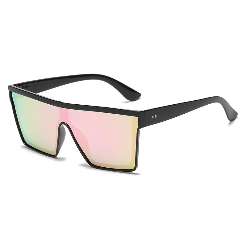 Fashion One-piece Large Rim Sunglasses European And American
