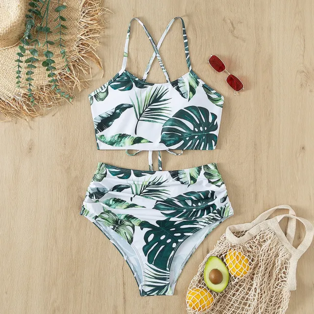Green Youth Ruffled Bikini Green - Shop at LoveMi