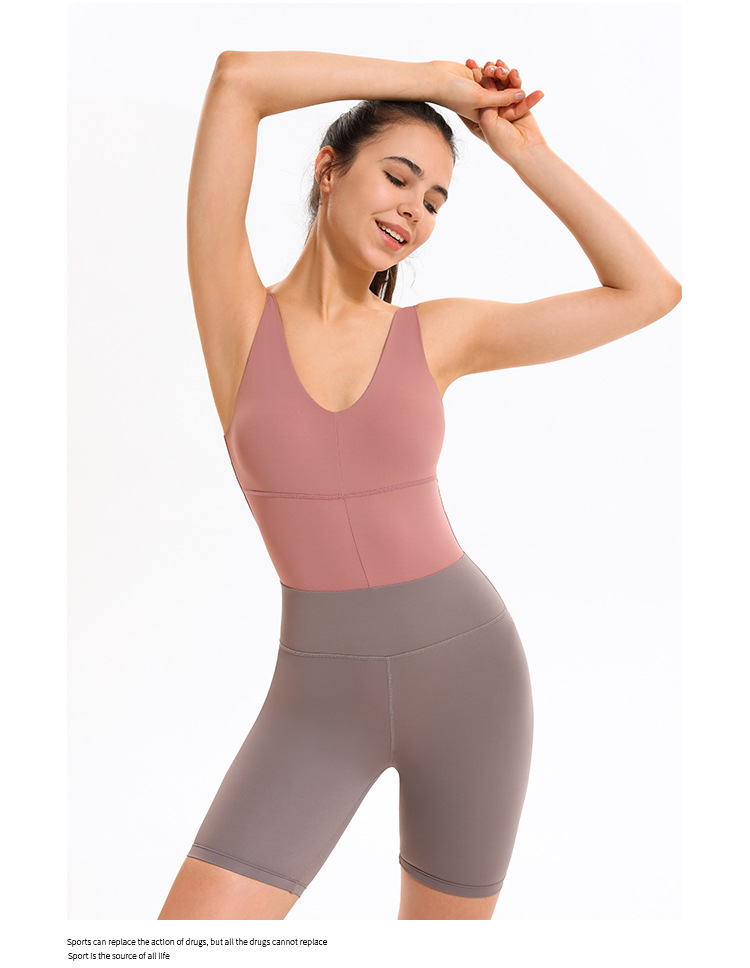 Title 2, New Sexy Peach Hip Tight-Fitting Five-Point Yog...